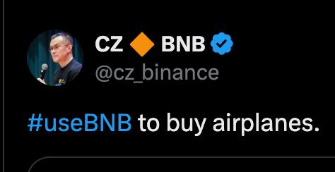 CZ tweet